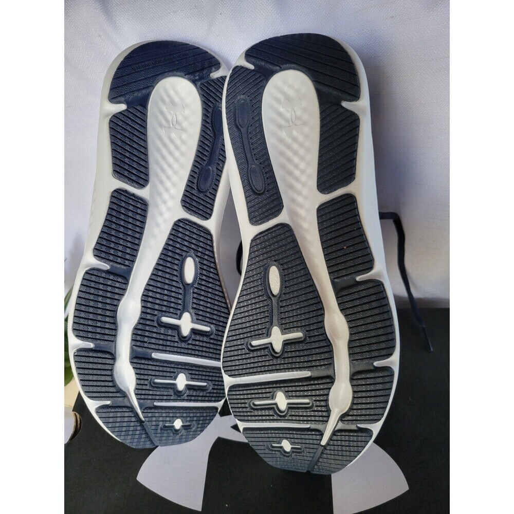 Under Armour Men's Charged Pursuit 3 Tech Navy White 3025424-400 Size 8.5 - Picture 7 of 9